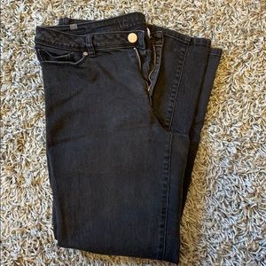 LC Lauren Conrad black skinny jeans, size 14